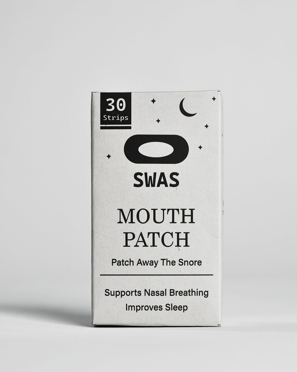 SWAS Mouth Patch ओठमाथि लगाइएको चित्रण